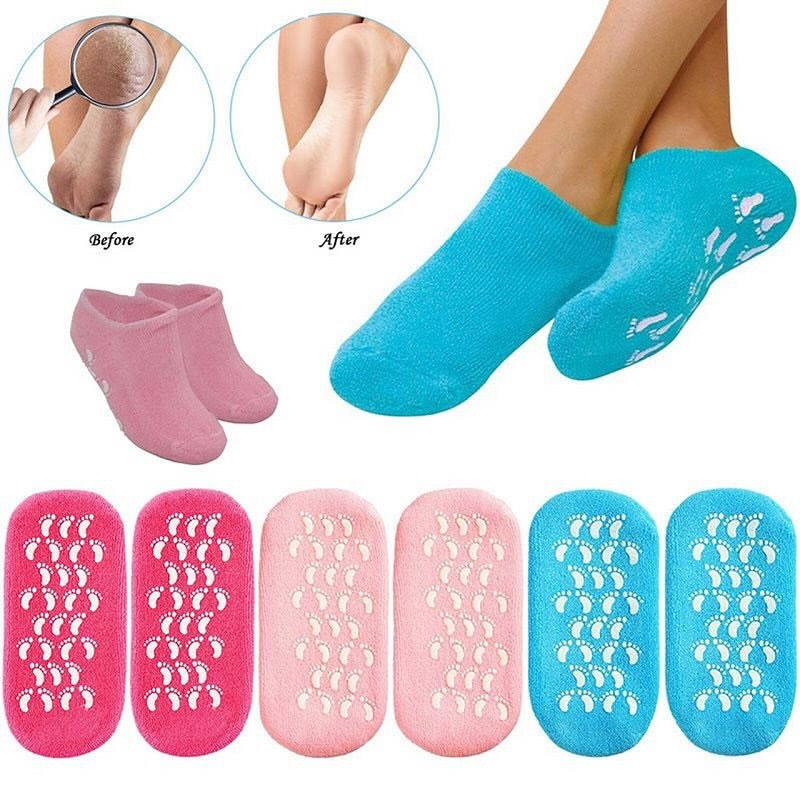 جوراب ضدترک پا مدل سیلیکونی Spa Gel Socks